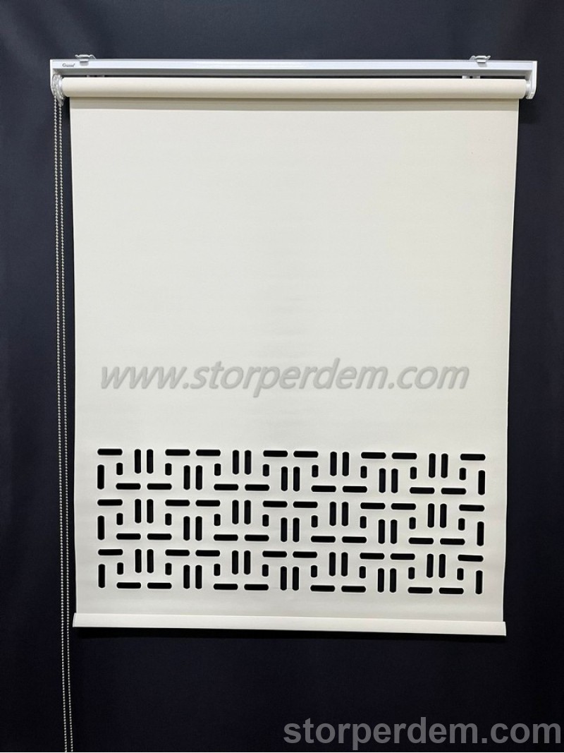 LAZER KESİM STOR PERDE DESEN NO 127